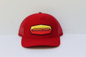 Innova - Striped Bar Patch Snapback Mesh Hat