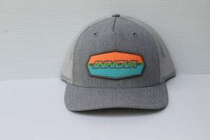 Innova - Striped Bar Patch Snapback Mesh Hat
